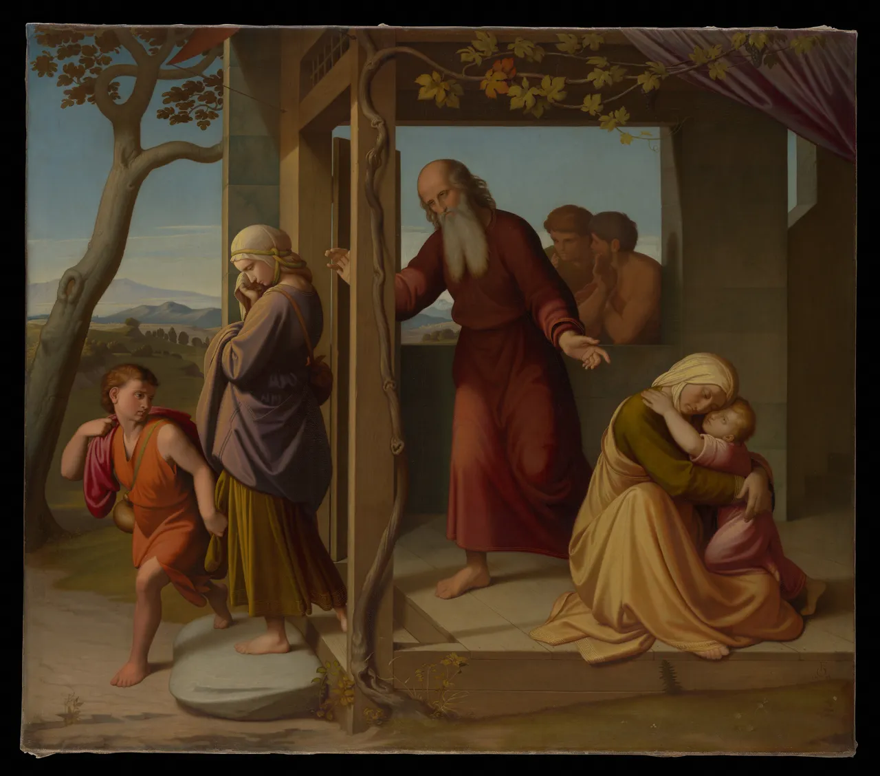 The Banishment of Hagar by Johann Friedrich Overbeck