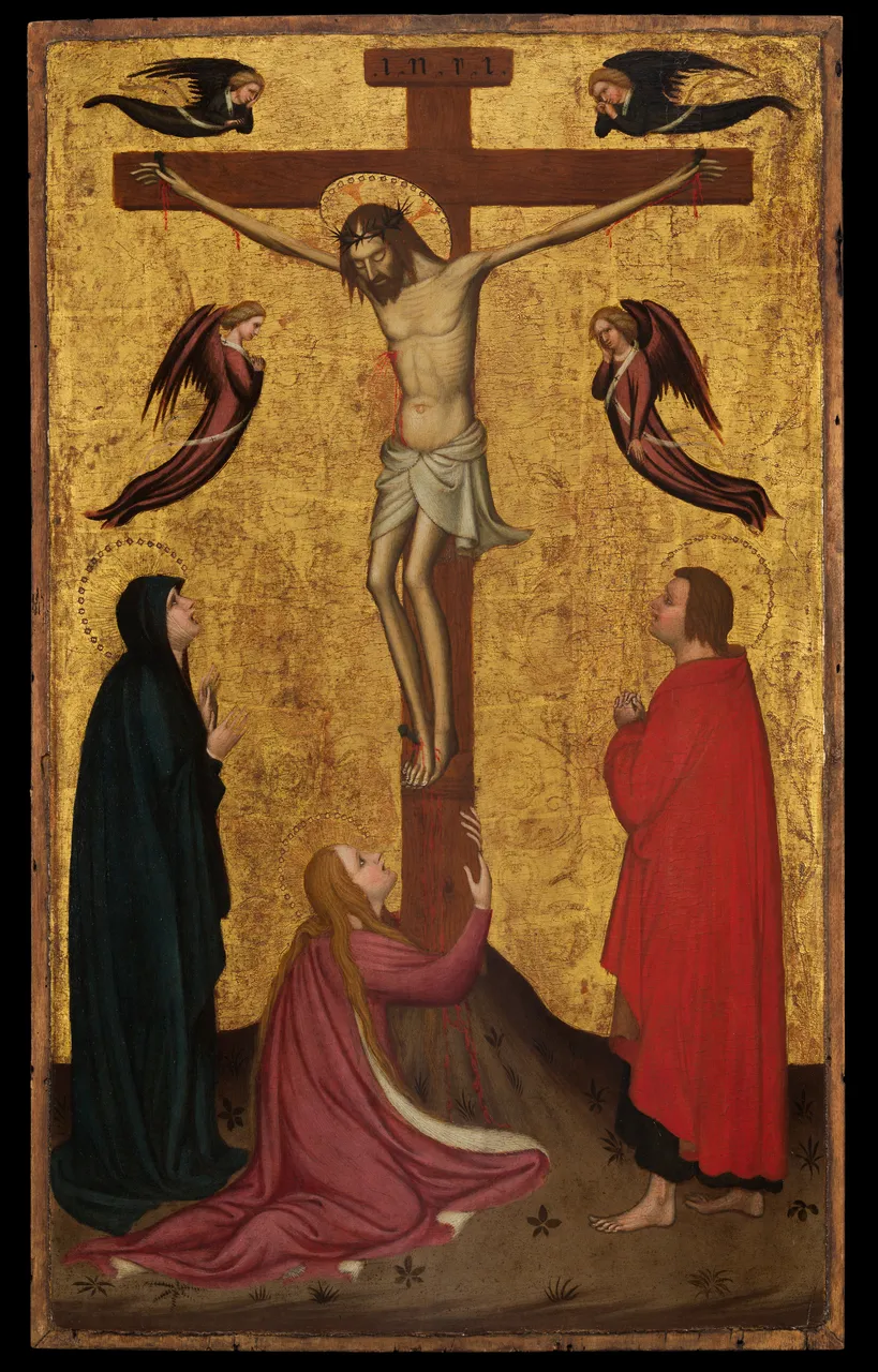 The Crucifixion by Stefano da Verona (Stefano di Giovanni d'Arbosio di Francia)